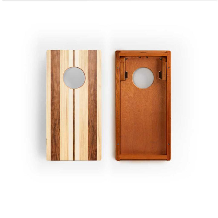 Wood Travel Cornhole Set | Natural Surf Beach Collection