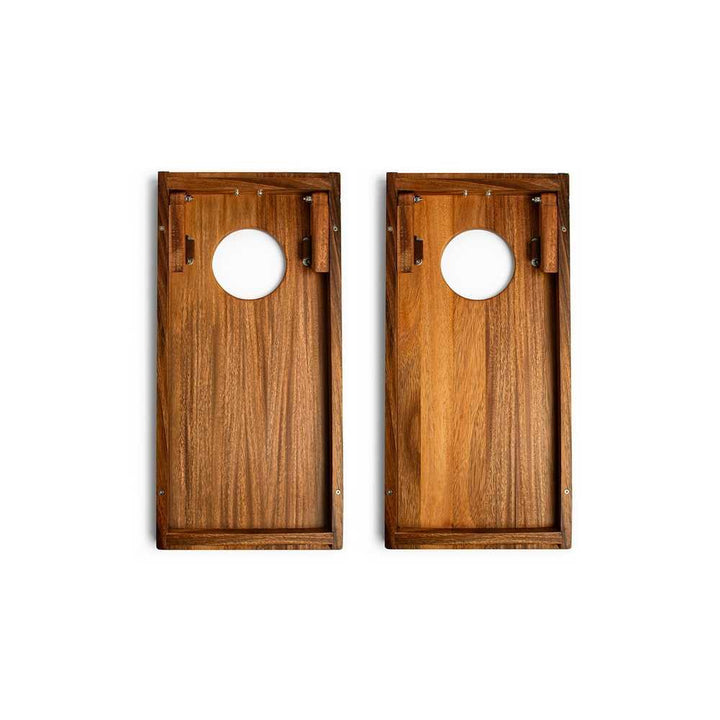 Travel Cornhole Set - 1ft x 2ft Resin & Wood Boards