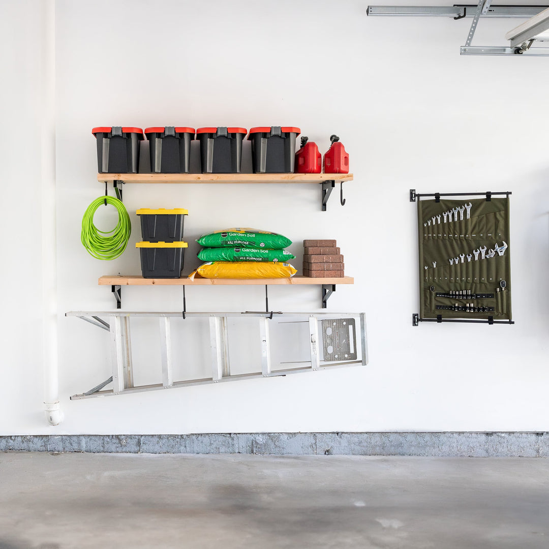 1' x 4' Heavy Duty Wall Shelf Brackets for DIY