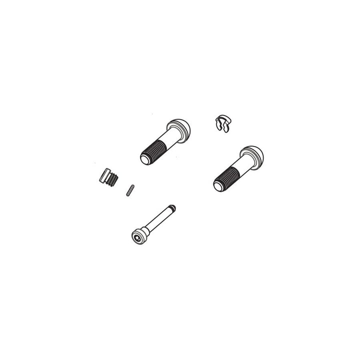 sram level caliper hardware kit with body bolts, bleed screw, and pad pin