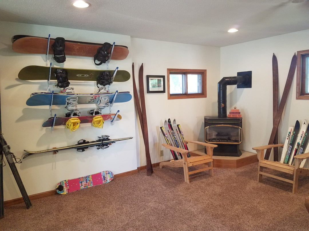 Brighton Snowboard Storage Rack - snowboard storage rack
