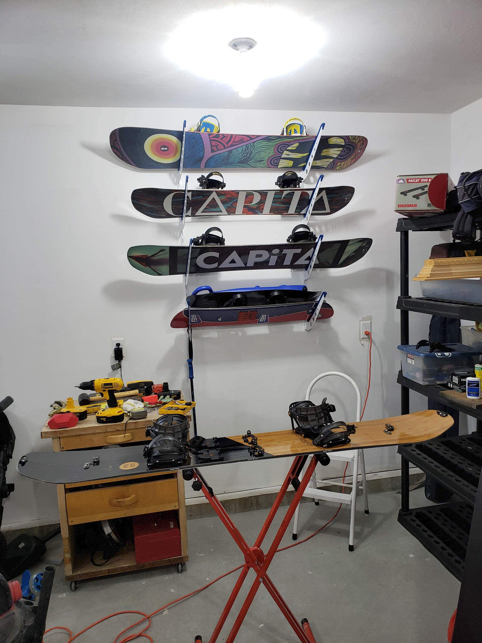 Brighton Snowboard Storage Rack - snowboard storage rack