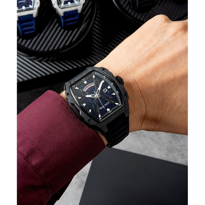 Astro Day & Date Galaxy Black