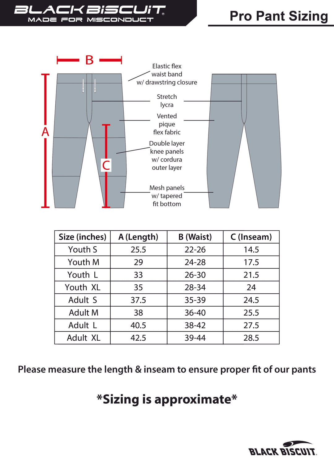 Arrow White Inline Hockey Pant for Tapered Fit
