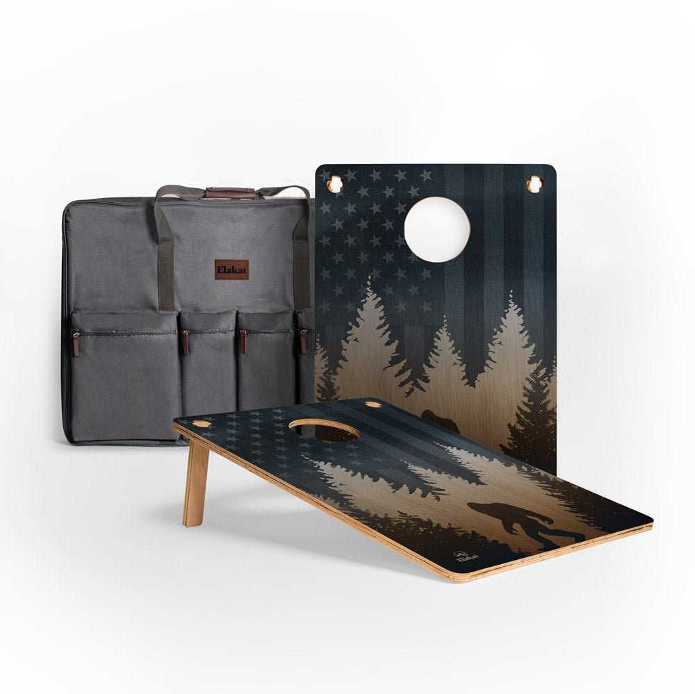 22-in × 31-in Wood Travel Cornhole Boards Set - Weekender