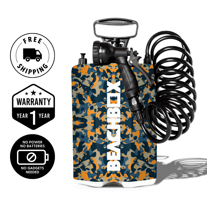 BeachBox Portable Shower Tank - 'Camo'