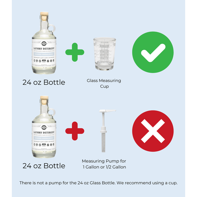 Rustic Strength Half Gallon Plastic Jug Measuring Pump