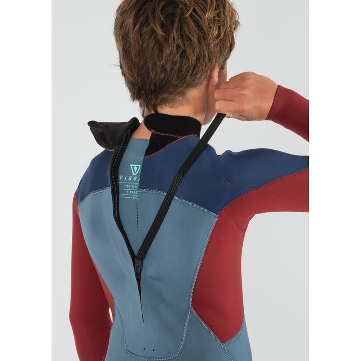 7 Seas Boys 4-3 Full Back Zip Wetsuit