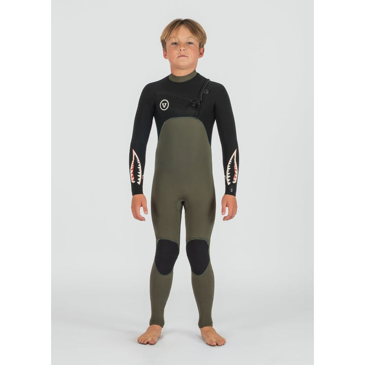 Vissla 7 Seas Boys 3-2 Warbird Full Chest Zip