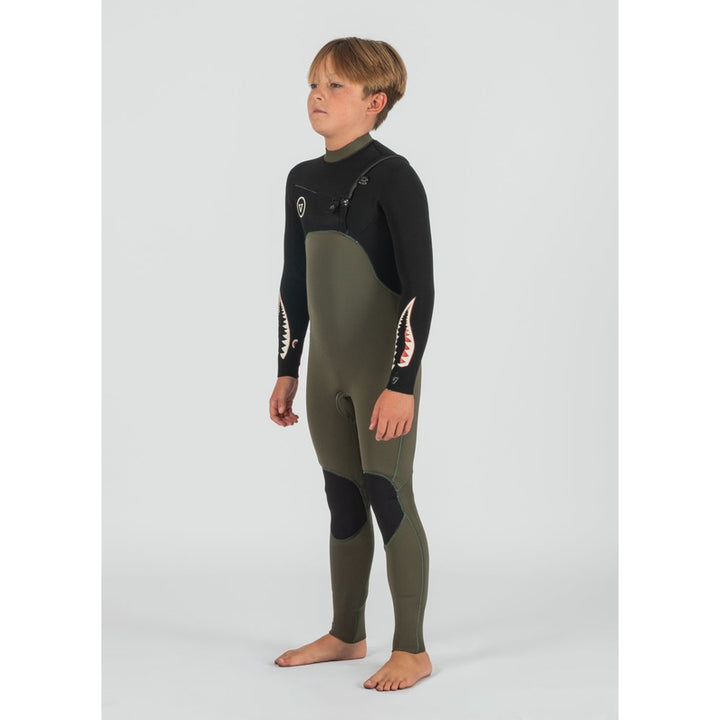 Vissla 7 Seas Boys 3-2 Warbird Full Chest Zip