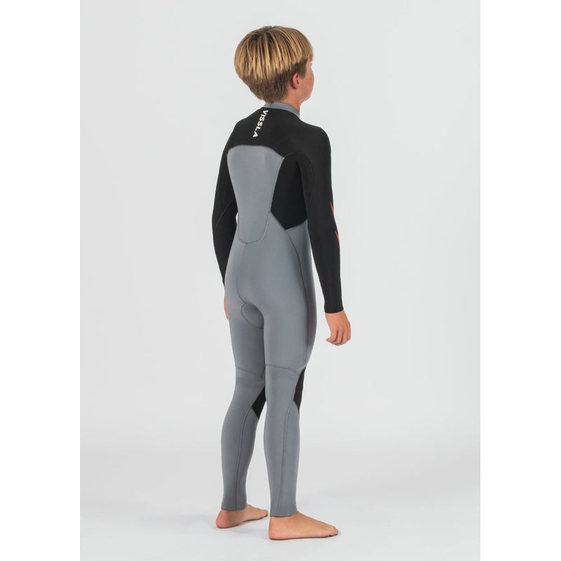 7 Seas Boys 4-3 Bolt Full Chest Zip Wetsuit