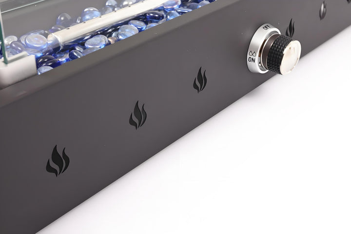 28-Inch Rectangle Fire Pit with Propane Heating