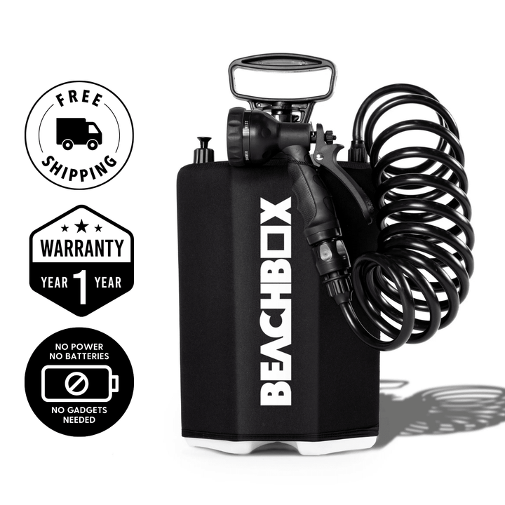 BeachBox Portable Shower Tank 'Black'