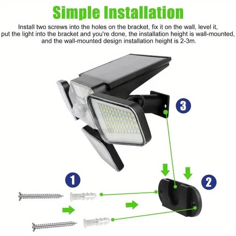 270 LED Solar Garden Outdoor Lights for Illumination