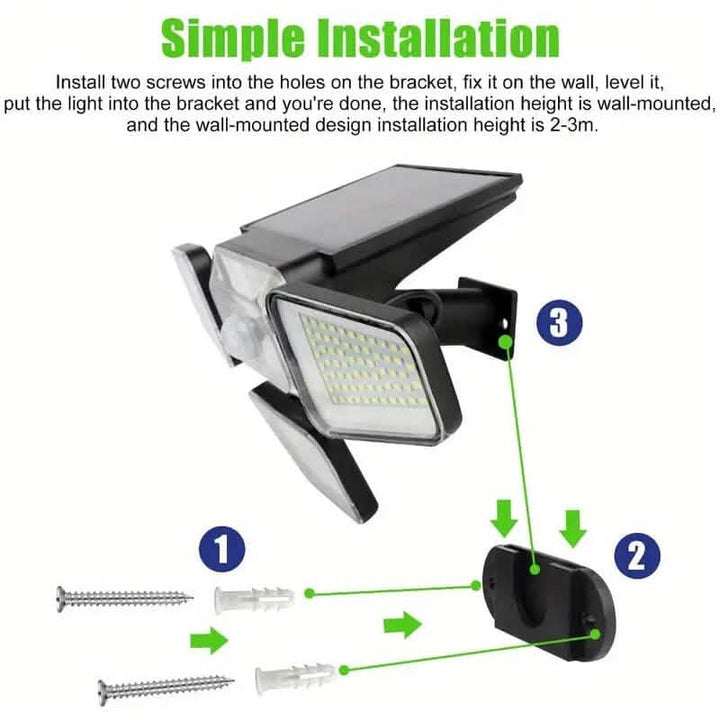 270 LED Solar Garden Outdoor Lights for Illumination