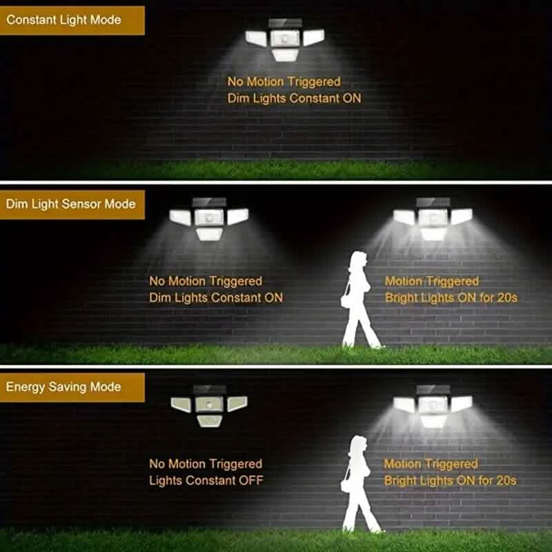 270 LED Solar Garden Outdoor Lights for Illumination