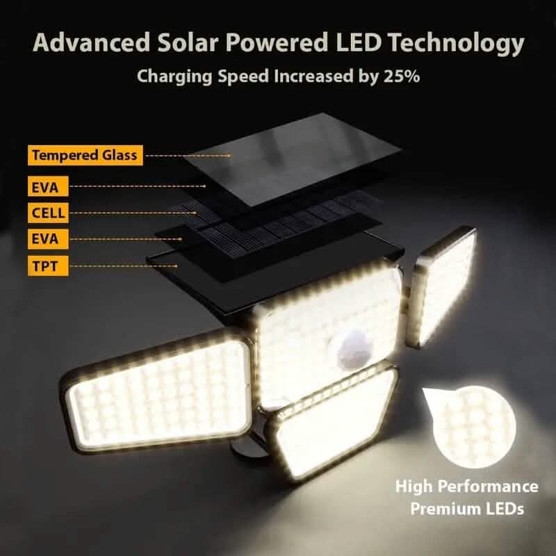270 LED Solar Garden Outdoor Lights for Illumination