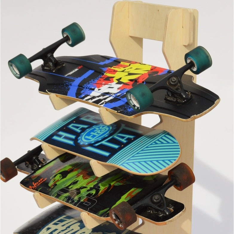 Skate Rack Floor THE BOARDROOM skateboard floor rack – RedMonkey Sports