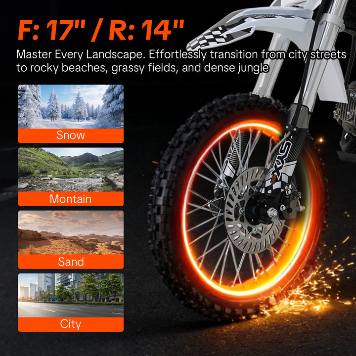 SYX MOTO K1 125cc Off-Road Dirt Bike for Teens & Adults