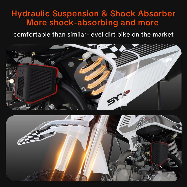 SYX MOTO K1 125cc Off-Road Dirt Bike for Teens & Adults