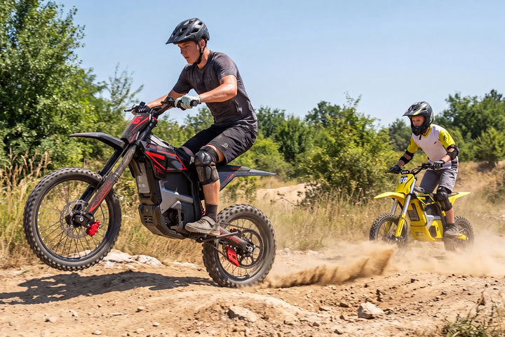 T500 V58 &amp; T500 Pro Combo Pack (2 Bikes) Electric Dirt Bike For Teens &amp; Adults