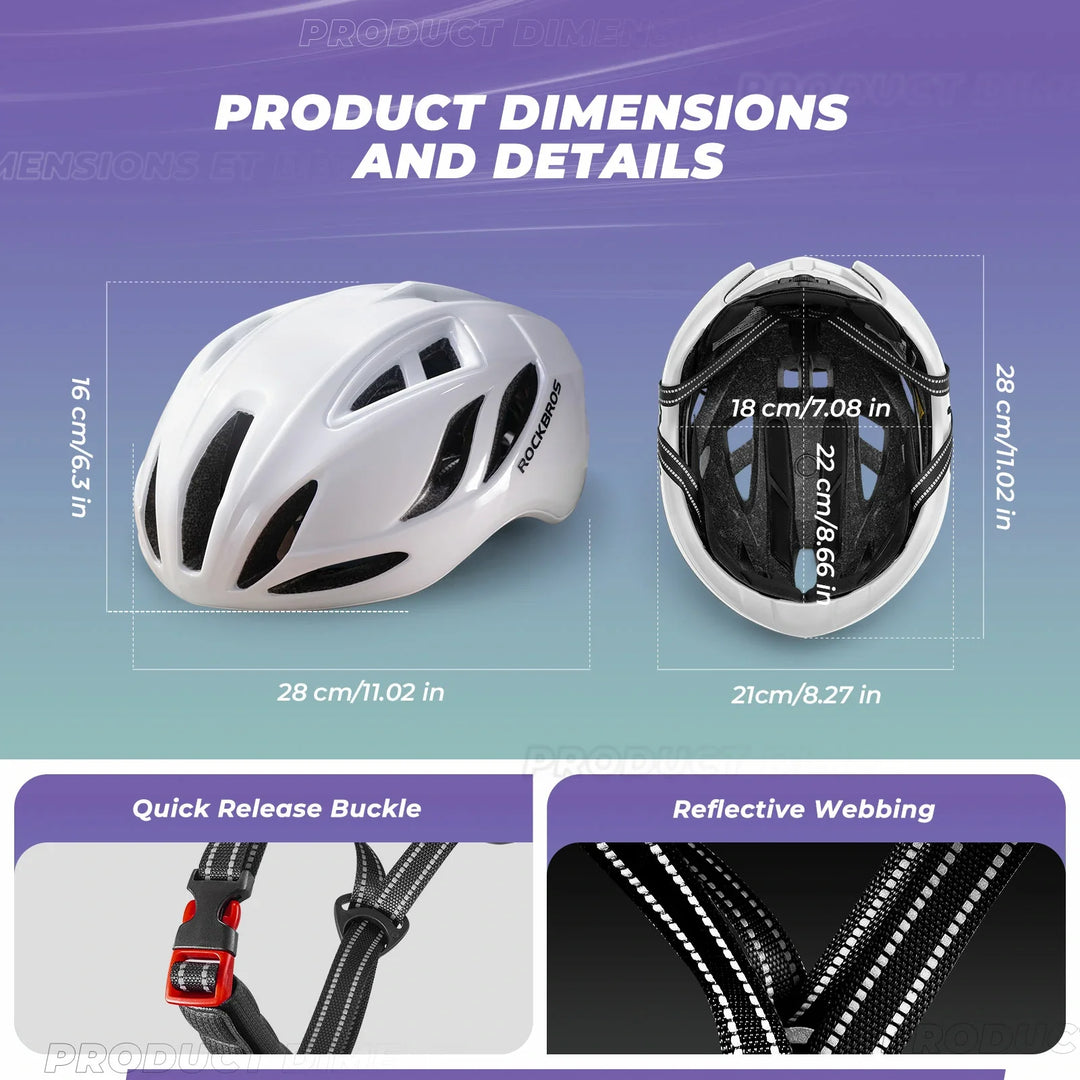 ROCKBROS Ultra-Light Bike Helmet with Maximum Protection
