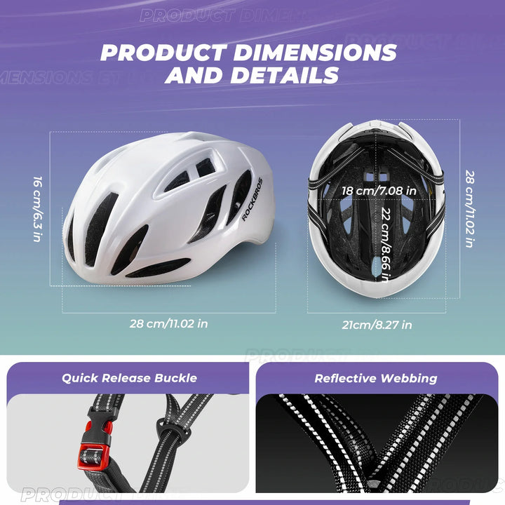 ROCKBROS Ultra-Light Bike Helmet with Maximum Protection