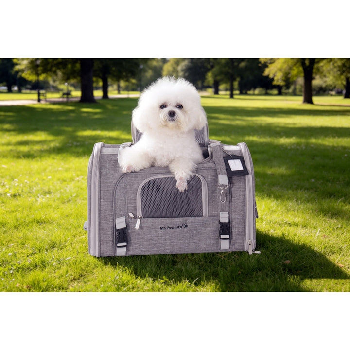 Mr. Peanut's Monterey Series Airline Compliant Horizontal Backpack Pet Carrier