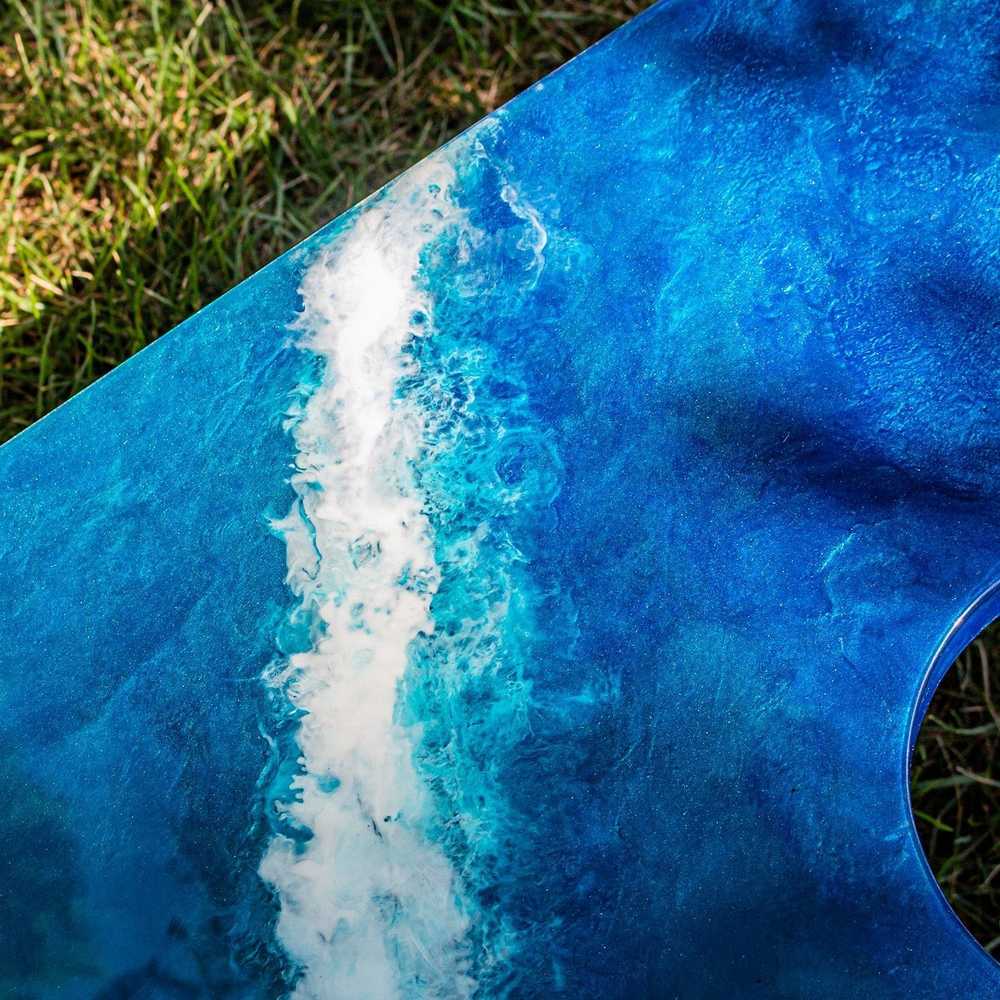 2x4 Epoxy Resin Cornhole Boards for Outdoor Fun
