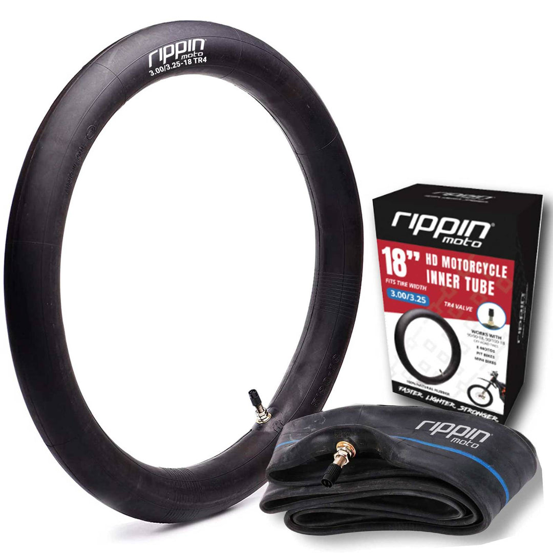 Rippin Moto 90/90-18 E-Moto 18" Inner Tube 3.00/3.25-18 for E-Ride PRO 3.0 & SR fits 100/90-18