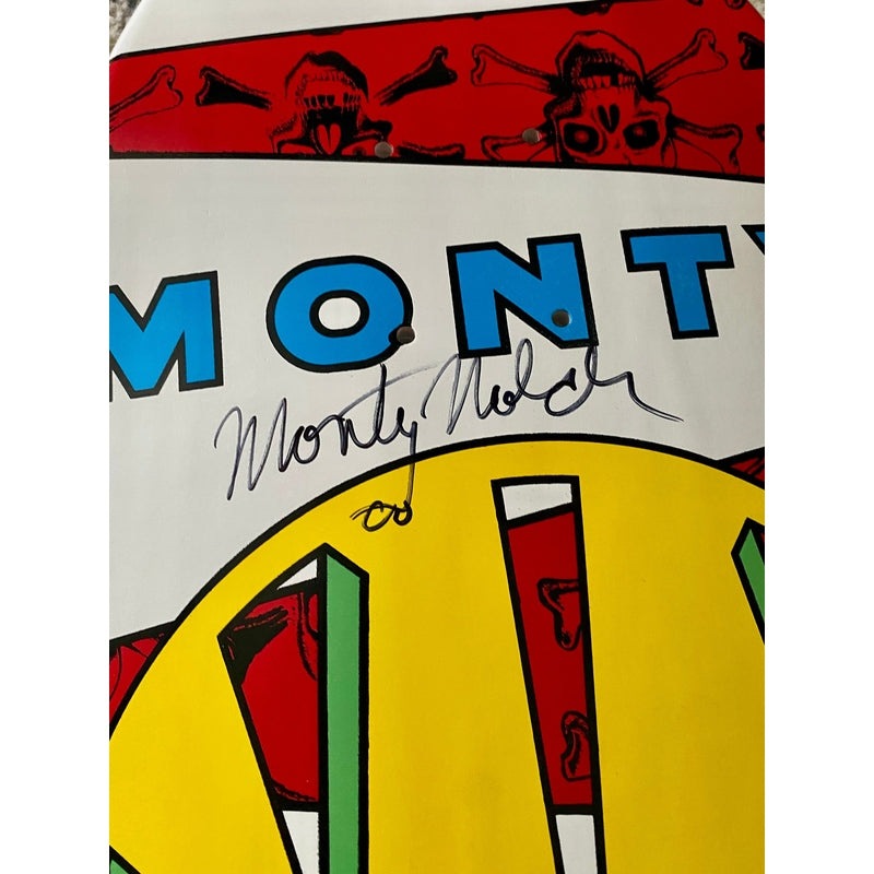 Monty Nolder BBC Limited Edition Deck 9.5"x32" HAND PAINTED 1 of 10 - AUTOGRAPHED