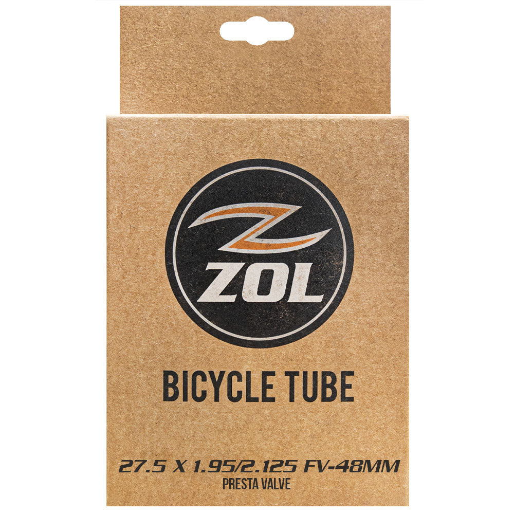 Zol Mountain Bike Bicycle Inner Tube 27.5"x1.95/2.125 Presta Valve 48mm