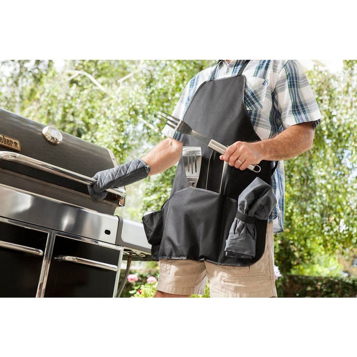 BBQ Apron Tote Pro Grill Set