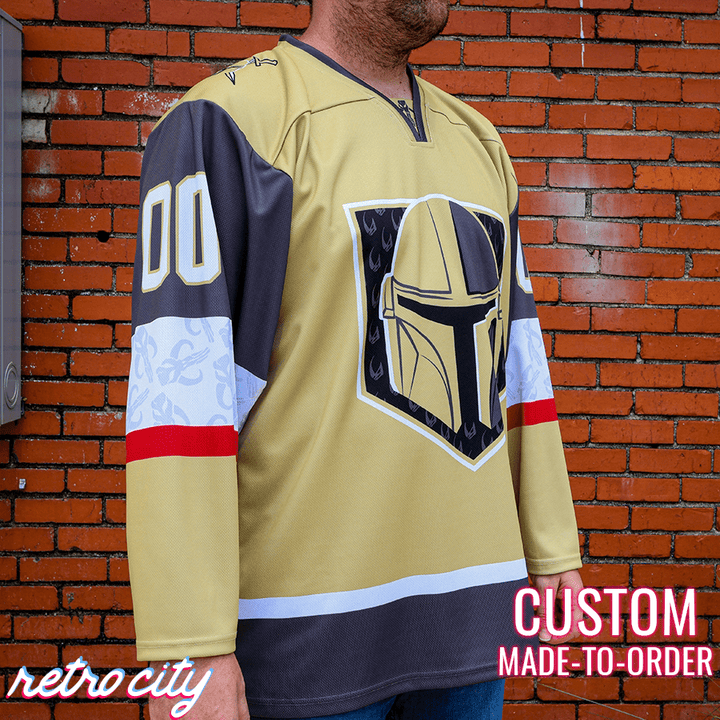 Mando Bounty Hunter Hockey Jersey Customization