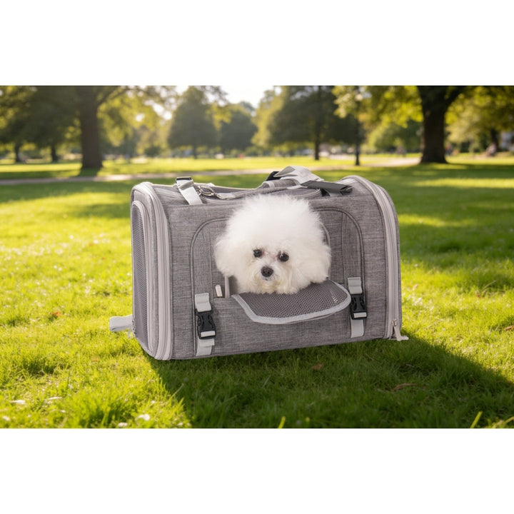 Mr. Peanut's Monterey Series Airline Compliant Horizontal Backpack Pet Carrier
