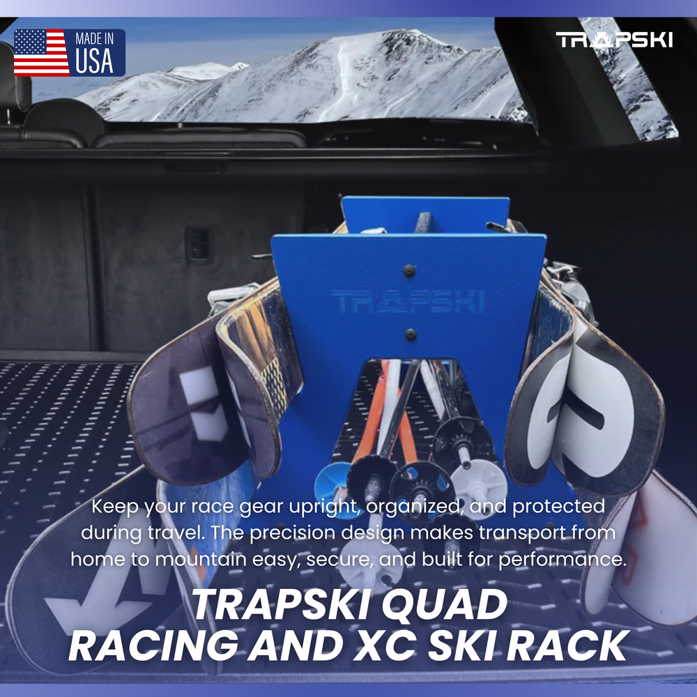 TRAPSKI QUAD Racing and XC Ski Rack