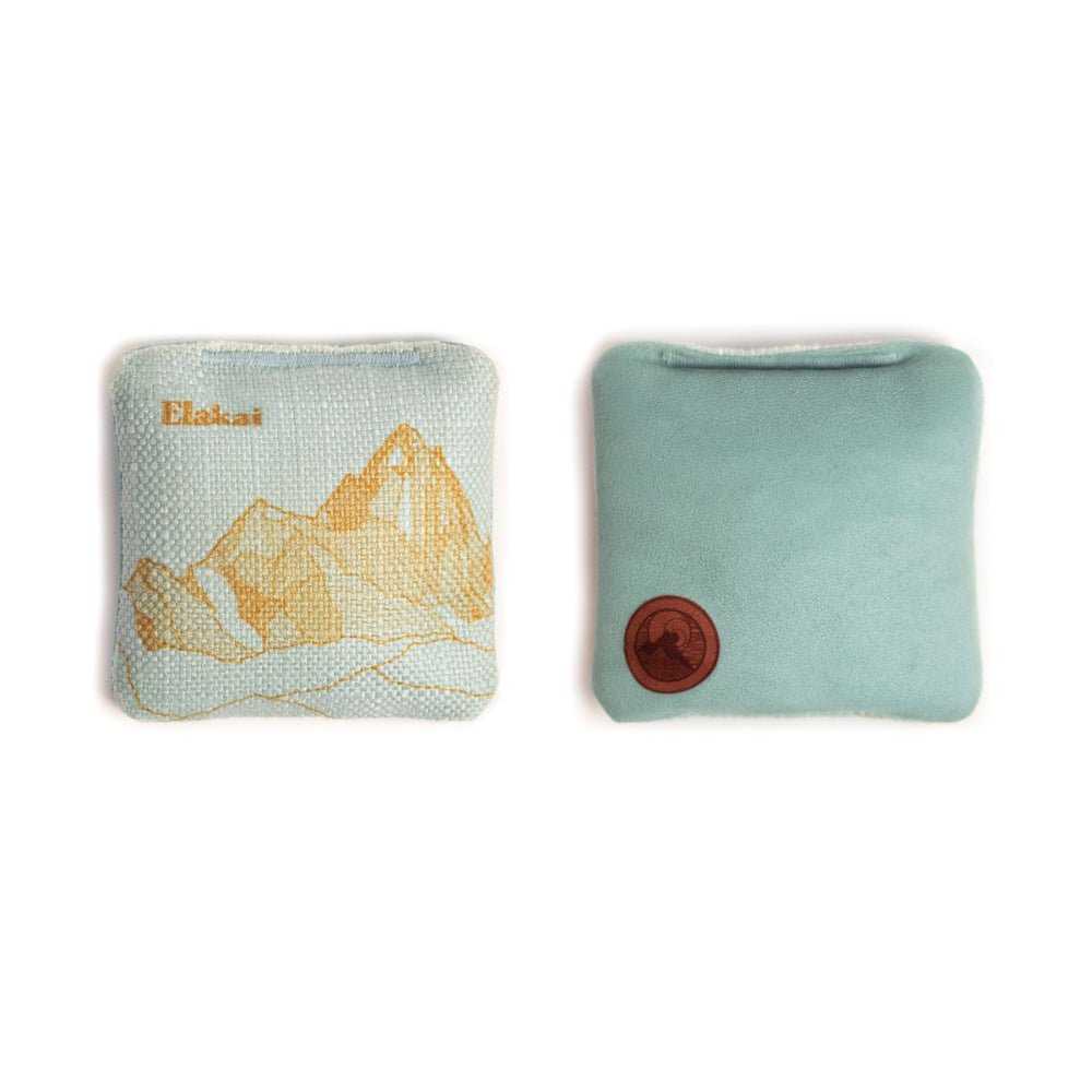 4-in Travel Dual-Sided Cornhole Bags - Mt. Elakai Design