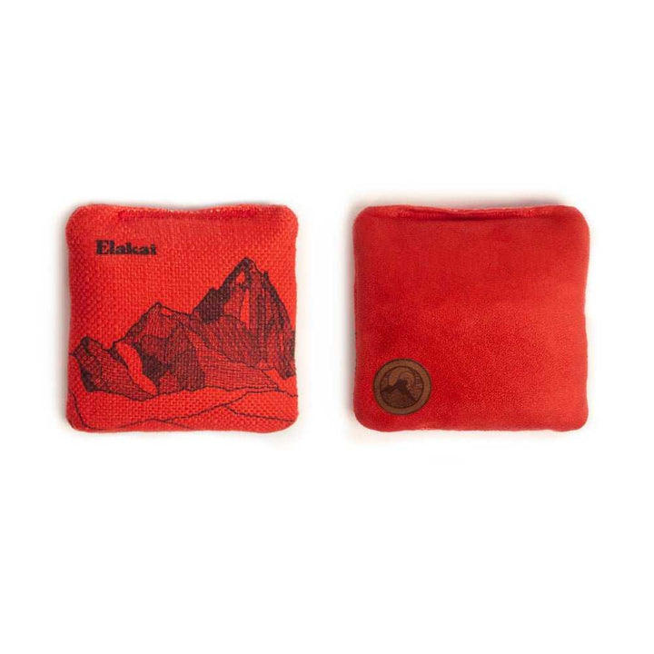 4-in Travel Dual-Sided Cornhole Bags - Mt. Elakai Design