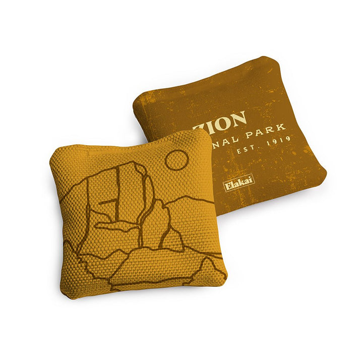 4-in Travel Dual-Sided Cornhole Bags | National Parks Collection