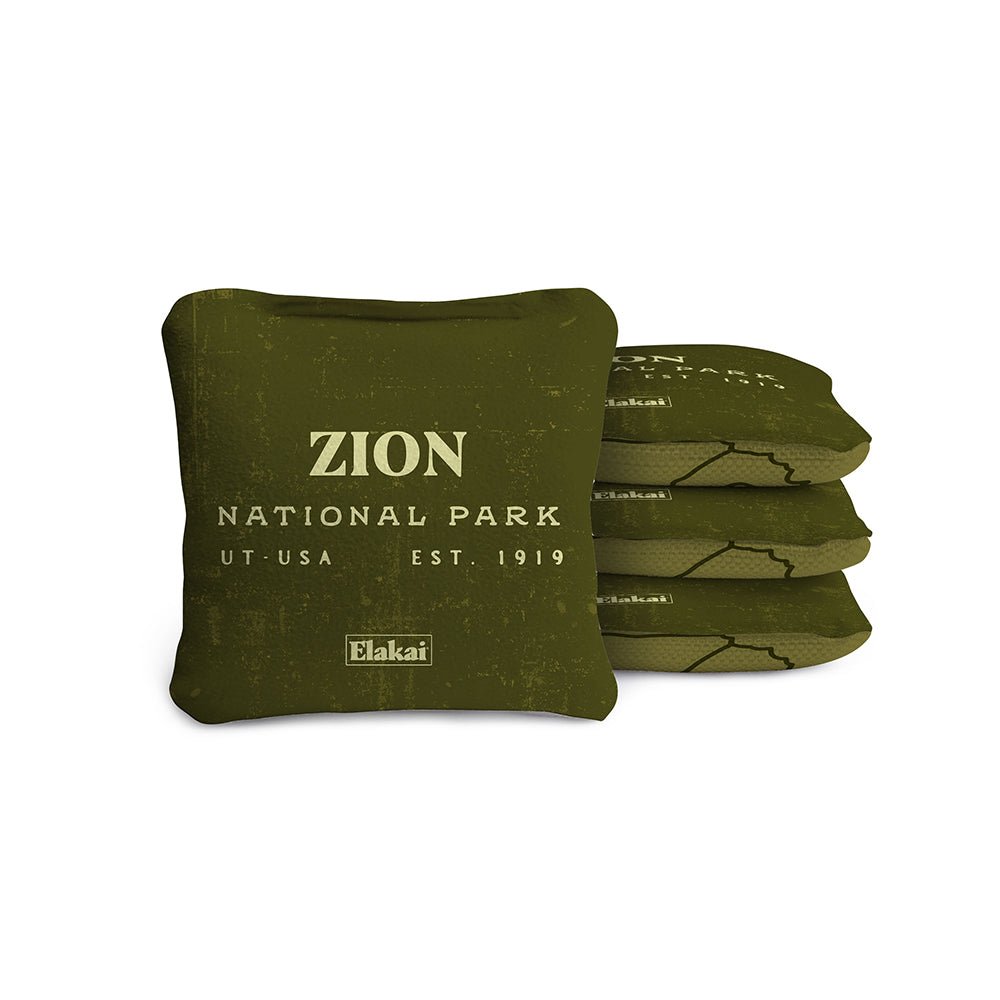 4-in Travel Dual-Sided Cornhole Bags | National Parks Collection