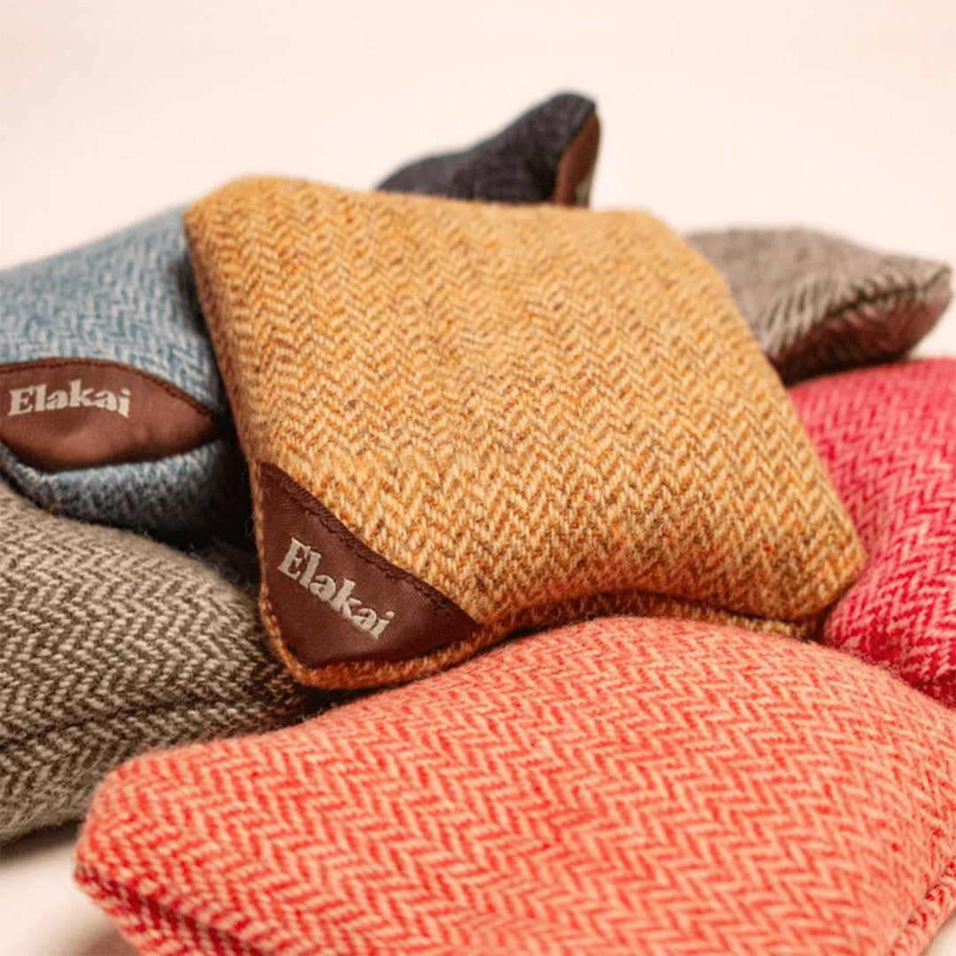 4-in Travel Herringbone Cornhole Bags - All-Weather Design