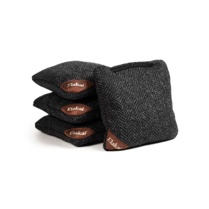 4-in Travel Herringbone Cornhole Bags - All-Weather Design