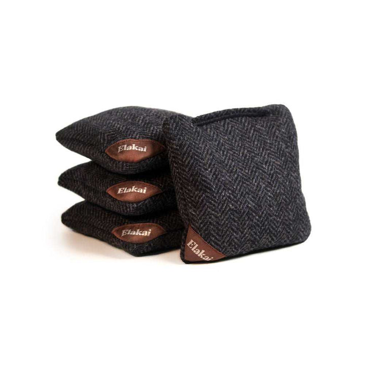 4-in Travel Herringbone Cornhole Bags - All-Weather Design