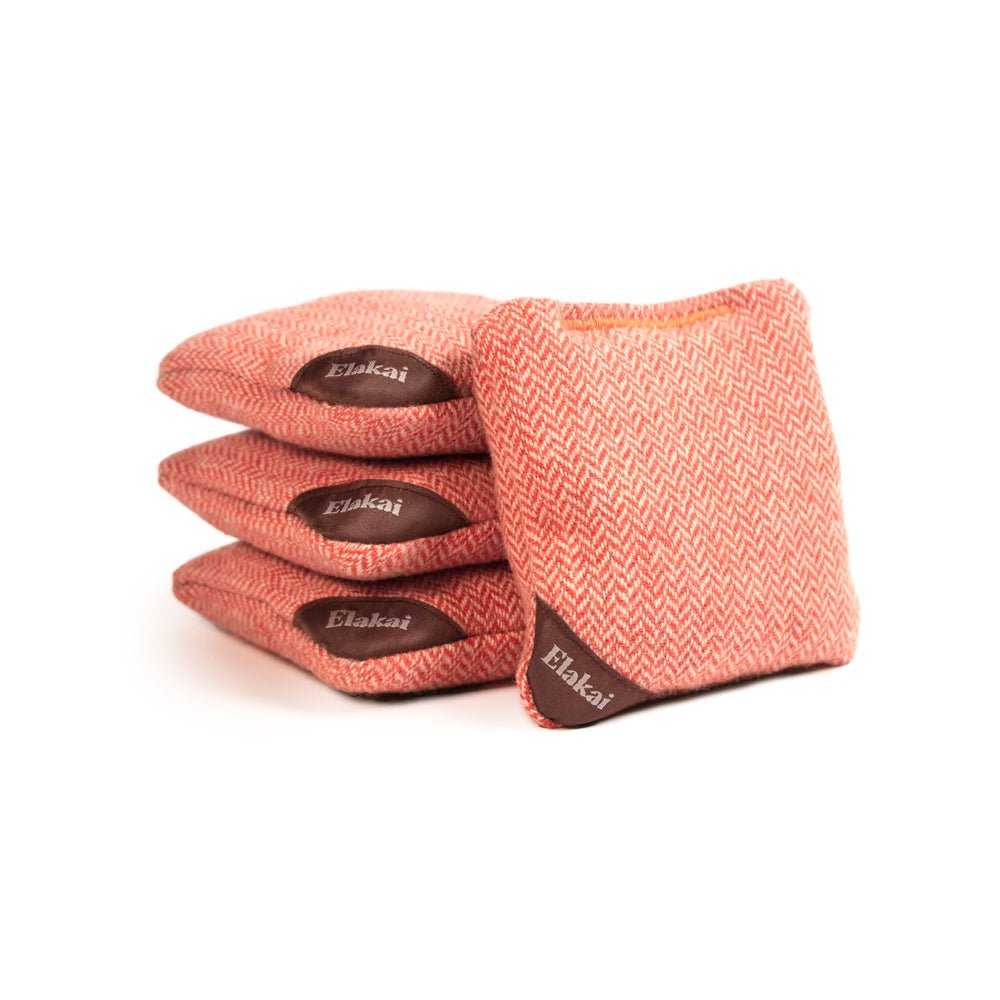 4-in Travel Herringbone Cornhole Bags - All-Weather Design