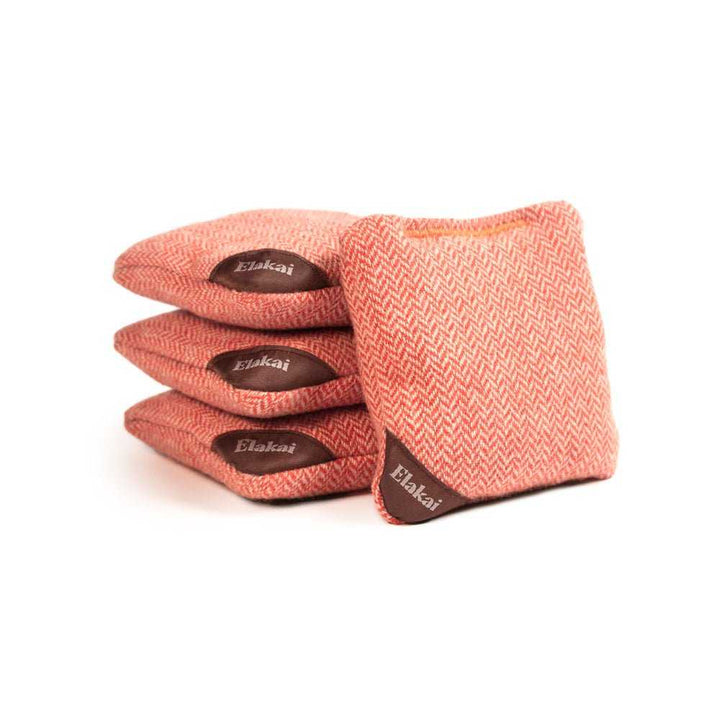 4-in Travel Herringbone Cornhole Bags - All-Weather Design