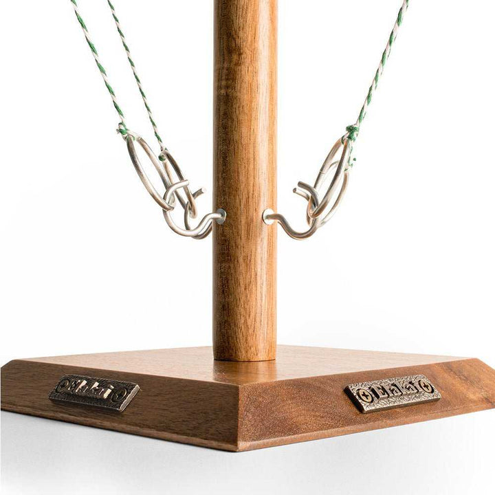 4 Player Hook and Ring Game Set for Fun Gatherings
