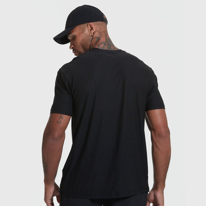 Black Active Crew Neck T-Shirt
