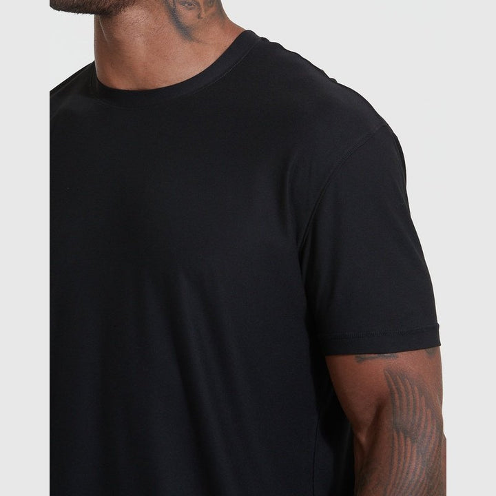 Black Active Crew Neck T-Shirt