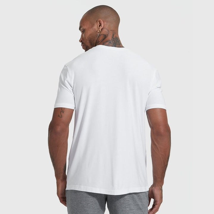 White Active Crew Neck T-Shirt