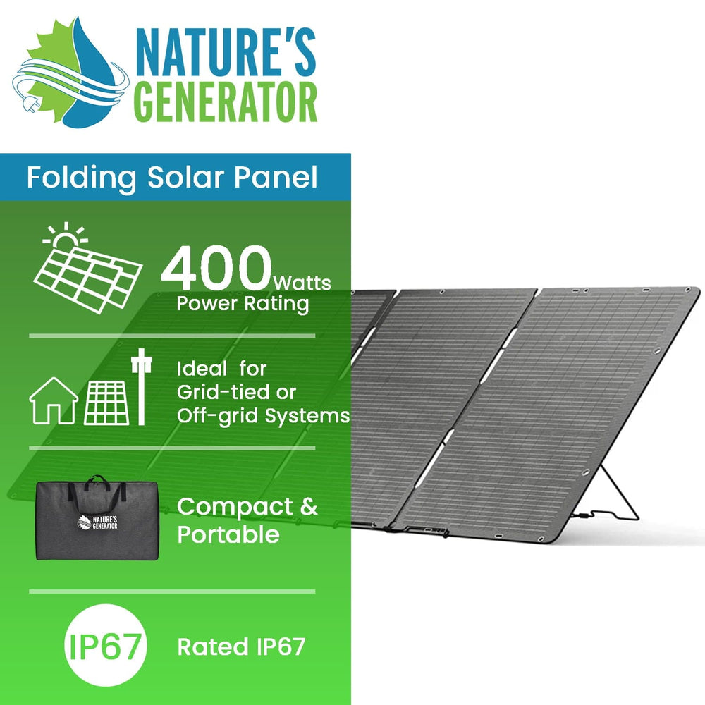 Nature's Generator 400W Portable Solar Panel